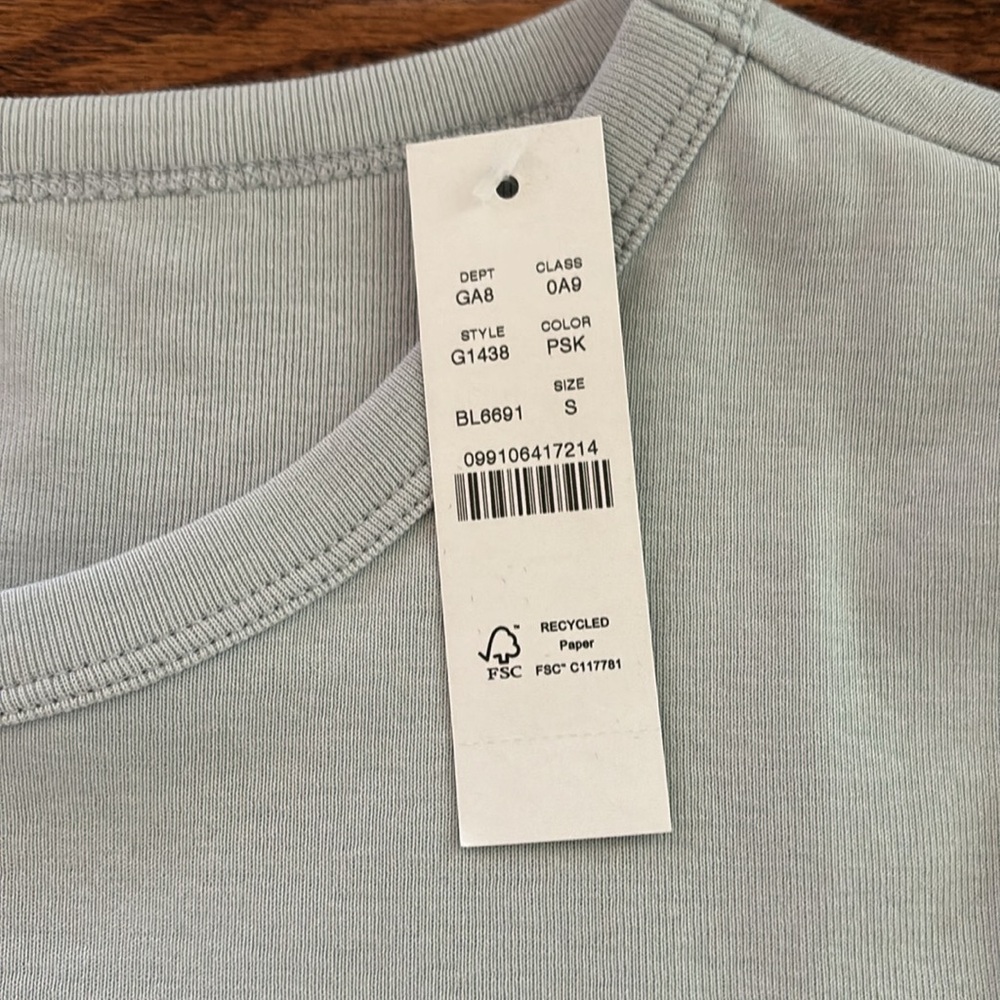 J.Crew Slim perfect T-shirt Pale Sky Small - Picture 6 of 9
